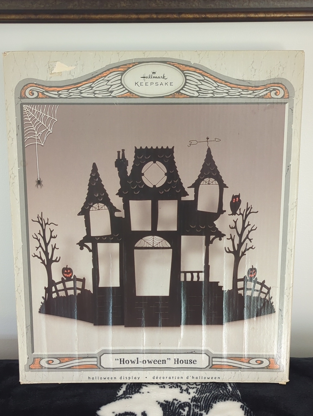 2007 Hallmark Howl-oween Metal House In Box